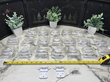 40 QTY! BULK- 69211 Liberty 3/8” Self-Closing White Inset Hinge H0104AV-W-03