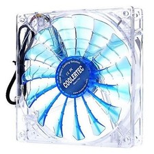 PC Computer Case PWM Cooling Fan Cooler Blue LED 140mm 4Pin 140x140x25mm Silent