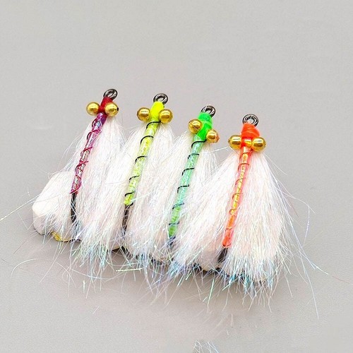 Dazzling Fly Hook Lure Bait for Herring Tilapia Topmouth Culter (8pcs