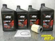 Can Am Maverick X3 Rotax 900 Ace Engine Oil Change Kit 10W-50 4T Synthetic