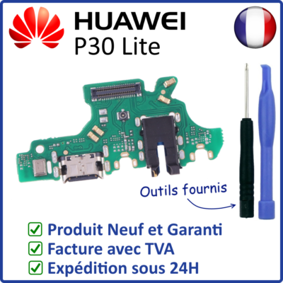 Pièce Remplacement Huawei P30 Lite Circuit Nappe Connecteur De Charge Pour Huawei P30 - Dock Prise USB Et Micro Coque Huawei P Smart 2019 - Foto 2