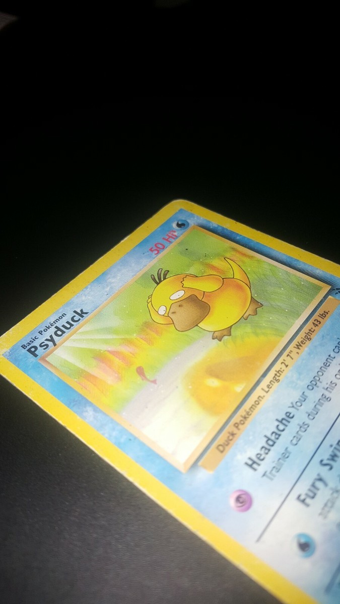 psyduck pokemon card 1995 price Pokemon psyduck 53/62 1995