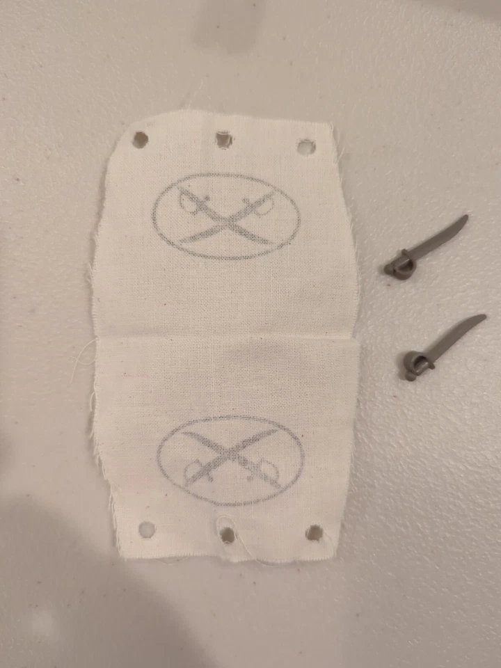 Lego Western Cowboy tenda de teto para caravana de transporte ferroviário x192px1 conjunto 6718 - Imagem 3 de 4