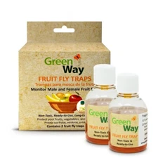 GreenWay Fruit Fly Trap Non-Toxic, Ready-to-Use, Long-Lasting