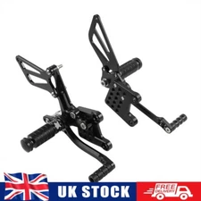 Rearsets Footrest Foot Pegs For Suzuki GSXR 750 1997 1998 1999 2000 2001-2005