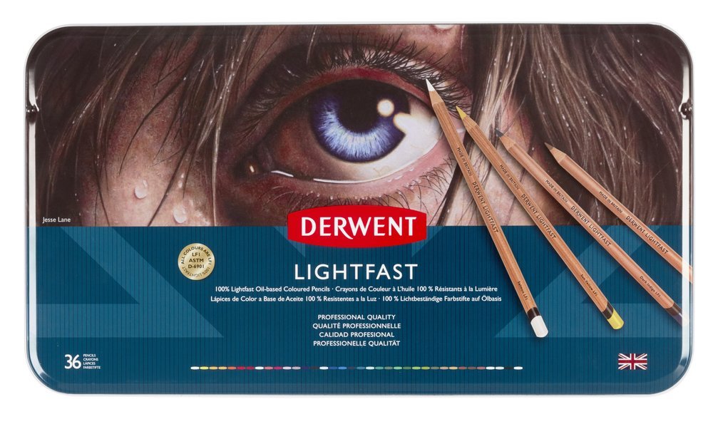 Derwent Lightfast Buntstift - Farbe Chocolate, Lichtbeständige Künstlerstifte