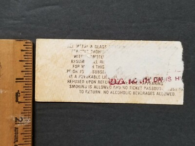 1983 APRIL 28TH JOURNEY CONCERT TICKET STUB MOBILE MUNICIPAL