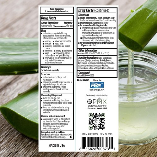Barmicil Plus Cream w/ Aloe Vera 1% Hydrocortisone Skin Allergies, Anti Itch 1oz - Picture 9 of 9