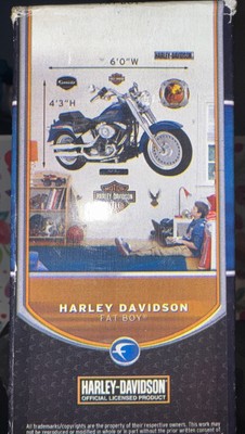 New/Sealed-Fathead Road King Harley Davidson Real Big Vinyl Wall Graphics 5 X4 !