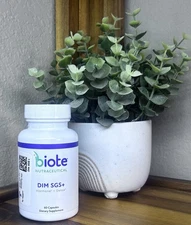 biote Nutraceuticals DIM SGS + - Hormone + Detox (60 Capsules) - NEW SEALED
