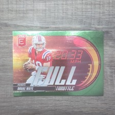 2025 Panini Donruss Elite Football Drake Maye Full Throttle #24 Patriots