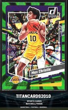Max Christie 2023-24 Panini Donruss Green Laser Holo Los Angeles Lakers #117