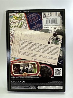 Baccano: The Complete Series (DVD, 2010, 3-Disc Set) for sale