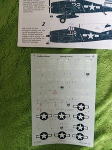 1/72 scale Grumman Hellcat decals - Areomaster