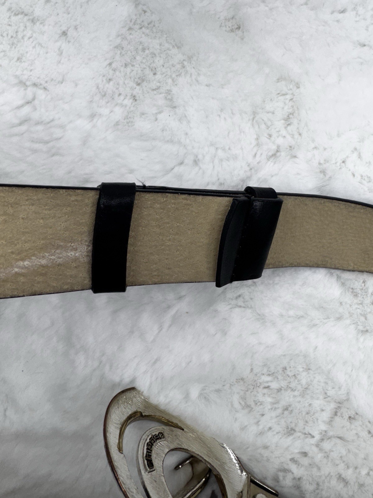 Chico’s Black Leather Adjustable Interlock Buckle… - image 13