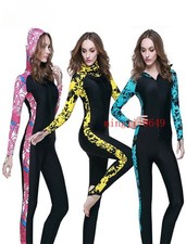 Wetsuit Scuba Long Sleeve Swimwear Hooded Full Body Skin Swim Dive Suit Fashion
