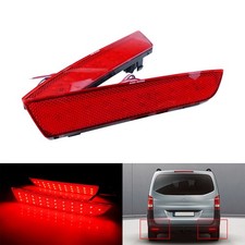 2x LED Heck Stoßstange Reflektor Rot Für Mercedes-Benz Vito V-Klasse W447 2014+