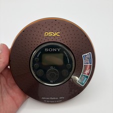 Sony PSYC Walkman D-NE320 Purple Black G-Protection Portable MP3 CD Player