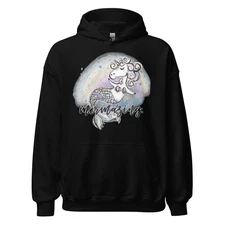 Mermaid Hoodie Mermazing Top Koala Cotton Blend UnisexPullover