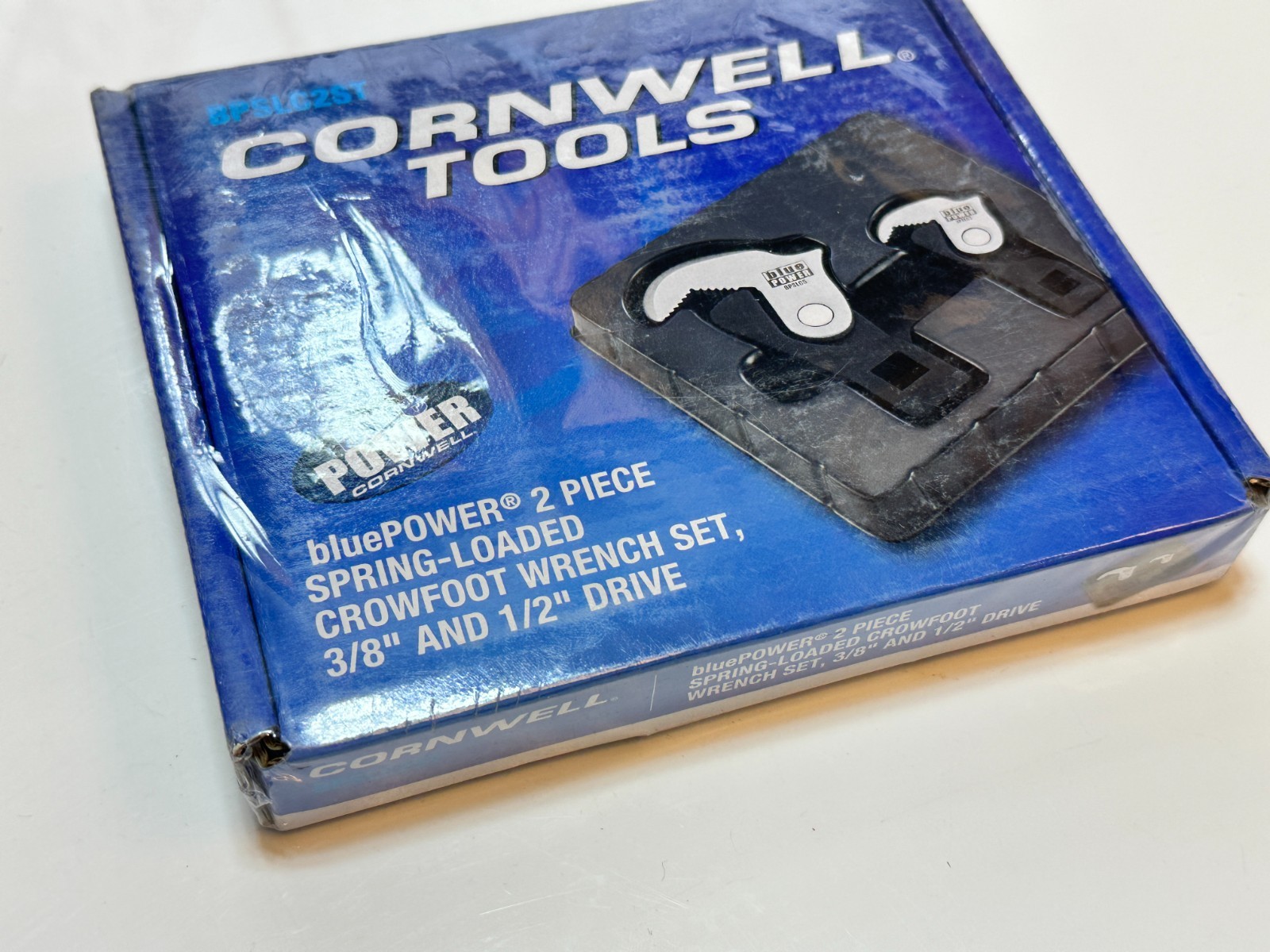 NEW Cornwell Tools BPSLC2ST 2pc Spring Loaded Crowfoot Wrench Set