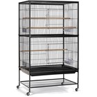 Steel Bird Flight Cage with Wheels - Large Birdcag