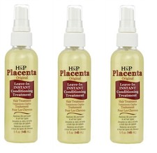 BL Hask Placenta Leave-In Conditioner Treatment Original 6oz X 3 Packs