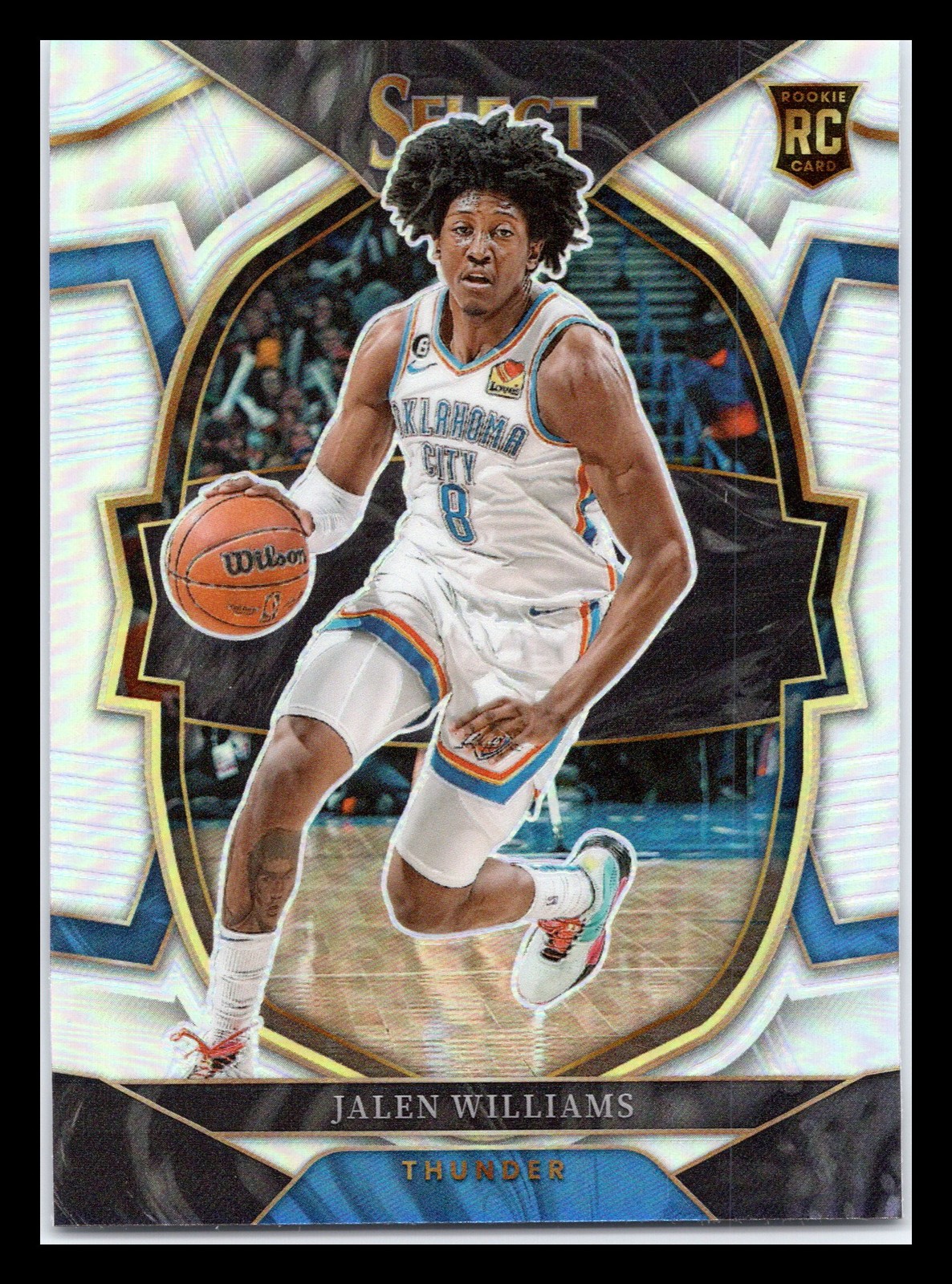 2022-23 Panini Select #90 Jalen Williams Silver Prizms