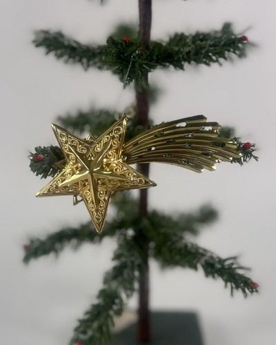 3er Set Stern-Nacht Weihnachtsbäume - Harz Dekoration Für Festliche Stimmung