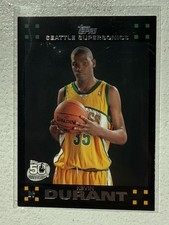 2007-08 Topps Basketball - Kevin Durant #112 Rookie Card RC Black. rookie card picture