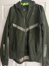 Nike storm fit vapor rain running jacket green mens medium