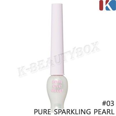 ETUDE Tear Eye Drop Liner 8g #03 Pure Sparkling Pearl Eye Highlighter K-Beauty