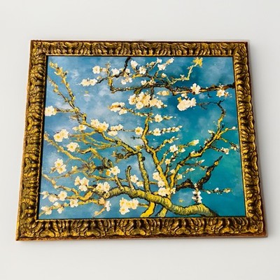 Van Gogh Almond Blossom Authentic Oil Painting Reproduction 24x28 Canvas EUC