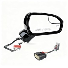 Passenger Side Mirror Assembly for Ford Fusion Sedan 2013-2022 7pin Right Black
