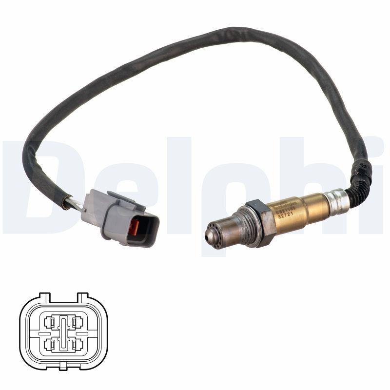 Lambdasonde Planarsonde ES21189-12B1 DELPHI für HYUNDAI KIA - Bild 4