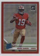 2019 Panini Donruss Optic Rated Rookie Red Prizm 42/99 Deebo Samuel #167 13c1