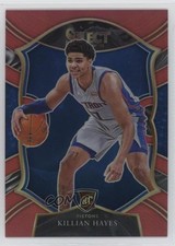 2020-21 Panini Select Concourse Red Prizm /199 Killian Hayes #67 4f5