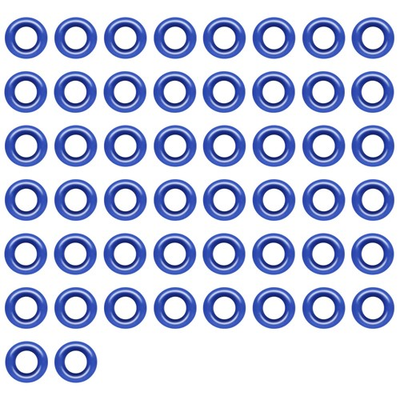 #ad #ad 50 PCS Fuel Injector O Ring Set Blue Viton O Ring Injector Rebuild Kit Univ... $24.15