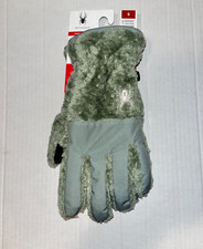 Spyder Fleece Snow Tech Gloves Sage Green Women's Small