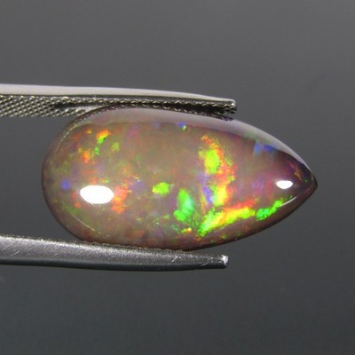 7.90Cts STUUNING 3D MULTI COLOR NATURAL SOLID WELO BLACK OPAL LOOSE GEMSTONE