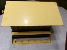 Bird Feeder Squirrel Proof Yellow - Purple Metal Hanger, Has Adjustable Weight