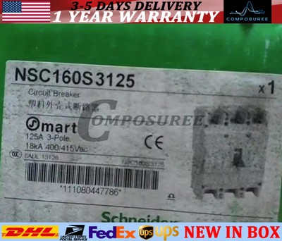 NEW Schneider Electric NSC160S3125 Programmable Logic Controller Circuit Breaker