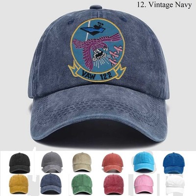 Customized Personalization Embroidered Hat Usmc Vaw-122, Trucker Hat, Gift Idea