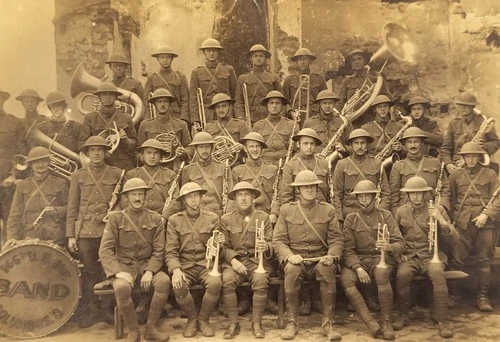 WW1 RPPC 166th U.S. Infantry Band Columbus O, Post Card, Military,  France