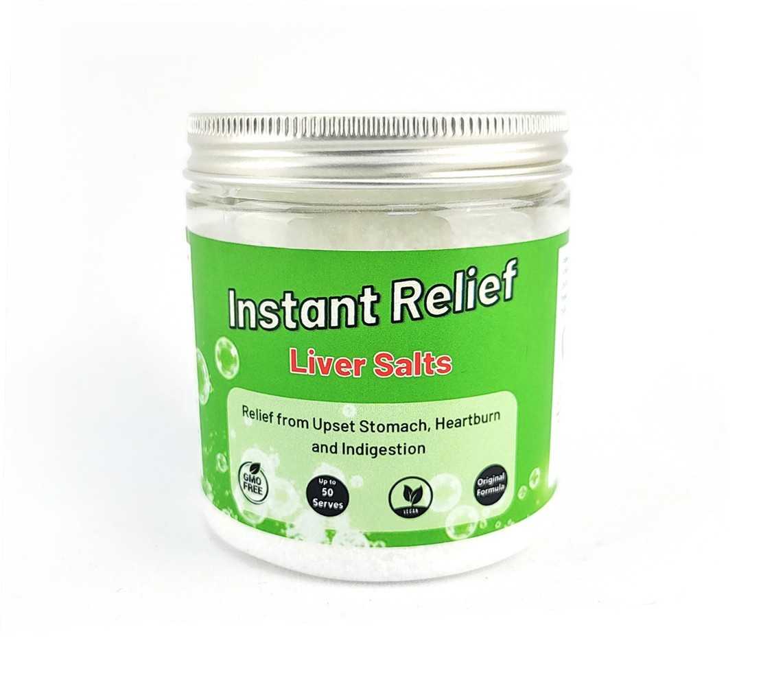 Instant Relief Liver Salts Supplement 250g For Upset Stomach Heartburn