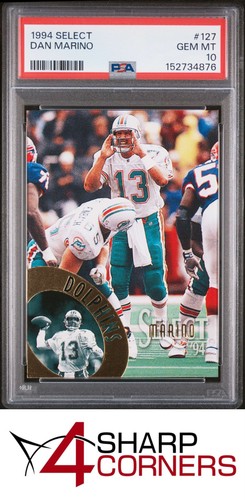 1994 SELECT #127 DAN MARINO DOLPHINS HOF PSA 10