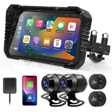 Motorcycle Carplay Support Wireless CarPlay  Android Auto, 6.25    W