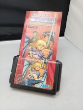 SEGA Mega Drive Dragon Slayer Legend of Heroes Video Game Used