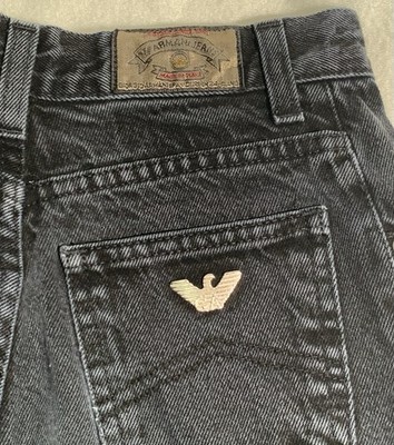 armani junior, Jeans , schwarz , Gr. 9 Jahre 