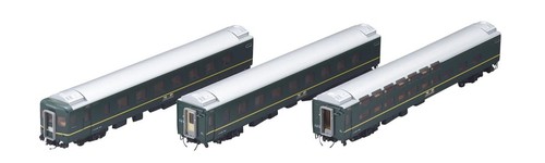 Tren modelo pasajero TOMIX HO Gauge JR 24-25 Twilight Express Add-On B HO-9111 | Condition: New