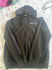 Bastille Black Pullover Hoodie M GMTF Graphic Logo 